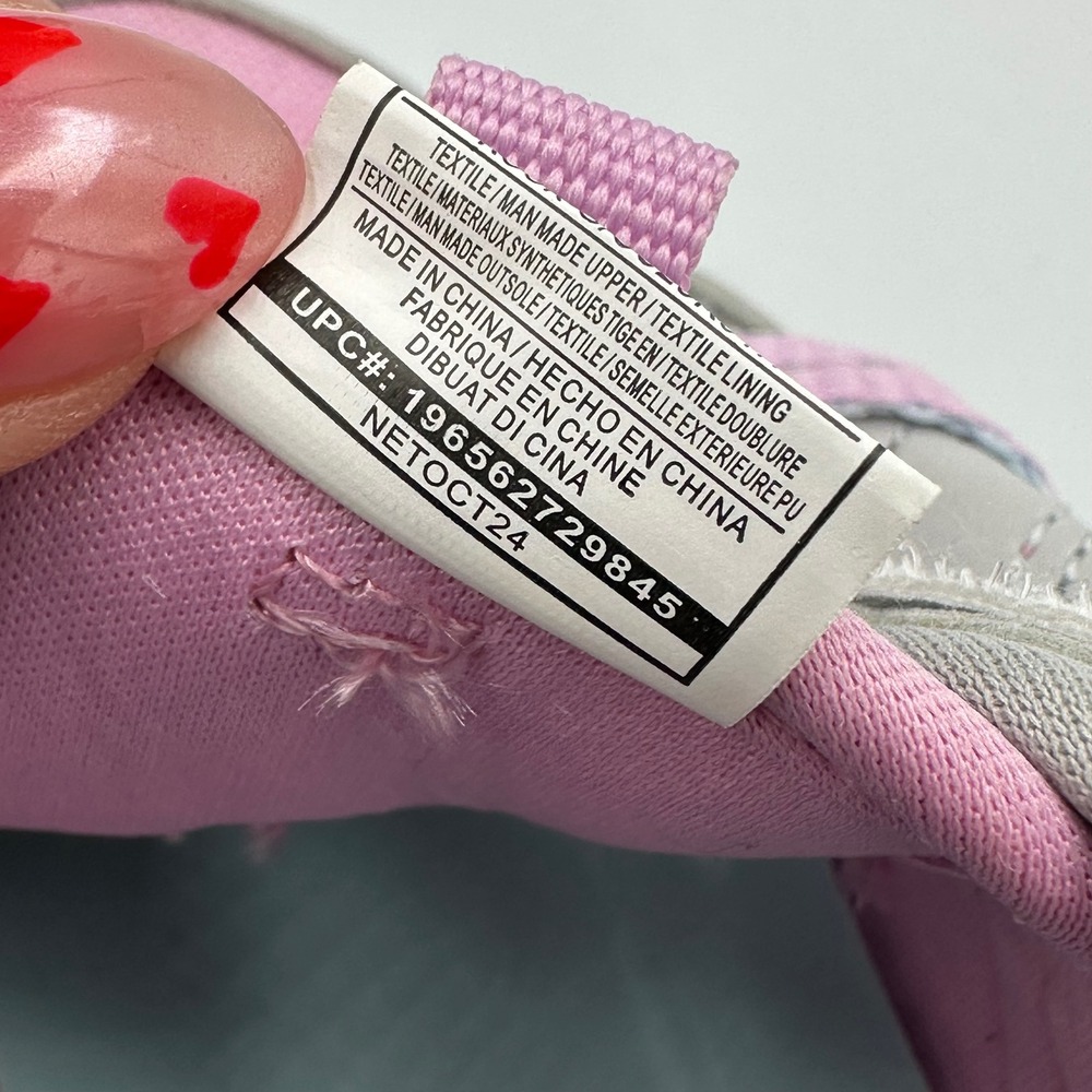 OshKosh B'gosh Toddler Sneakers Sandal Shoes Pink Rainbow Sz 7 M Glitter Easy-on - Picture 12 of 12